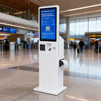Quiosco Médico de Autoservicio para Hospitales con Pantalla Táctil Capacitiva de 21.5/32 Pulgadas, SDK, Lector de Tarjetas RFID, Lector de Códigos de Barras, Reconocimiento Facial Intel