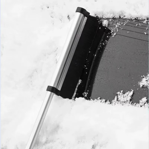Brosse de déneigement pour pare-brise de voiture, pelle à neige extensible en acier inoxydable, outil de nettoyage, balai, accessoires de nettoyage - Product Image 1
