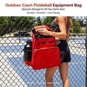 Mochila DE TENIS Pickleball deportiva con estilo de gran capacidad BSCI Factory 2 en 1 Pickleball Bag con enfriador incorporado - Product Image 4