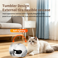 Robot caméra intelligent pour animaux de compagnie avec audio bidirectionnel et vision nocturne, jouet laser automatique pour chat et robot compagnon pour chien pour revendeurs en ligne