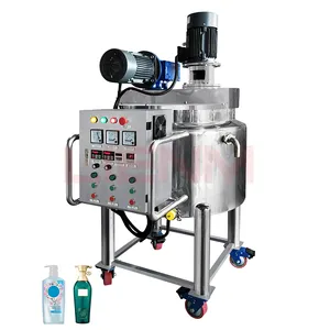 250L Electric Heating Function Chemical Liquid Mixing Machine Liquid Body Cream Soap Making Machine