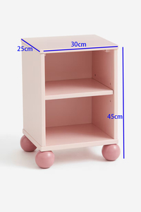 <span class=keywords><strong>Comodino</strong></span> Moderno Montessori <span class=keywords><strong>per</strong></span> Bambini in Legno con 2 Ripiani Portaoggetti <span class=keywords><strong>per</strong></span> la <span class=keywords><strong>Cameretta</strong></span> - Product Image 4