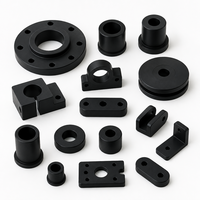 Pièces industrielles usinées sur mesure par CNC, fournisseur OEM, précision 0,005 mm, ISO 9001, rugosité de surface Ra 1,6 µm pour l'usinage du POM Delrin