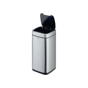 Collecteur de déchets DURABLE NO TOUCH 21L 21 l H570 mm inox st./plastique métallisé argent - Product Image 1