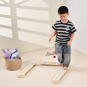 Barre d'équilibre pour enfants, jouets sensoriels, équipement d'entraînement sensoriel, jouets de planche d'équilibre pour enfants - Product Image 4