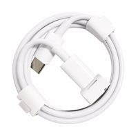 Cables de Datos USB Tipo C a Tipo C de Carga Rápida PD de 60 W y 3 A, 1 M/2 M/3 M, con Cubierta de PVC TPE Negra, Conductor de Cobre Puro, para iPhone y Android