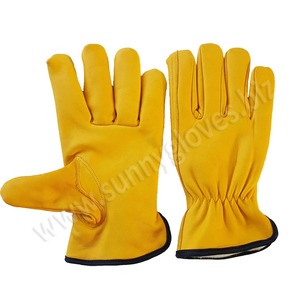 En gros Meilleur Haute Qualité Cuir De Vachette Conducteur-Gants de Travail Gants - Product Image 2