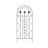 Panneau de grille en fil de métal décoratif Direct d'usine, treillis Durable en fer forgé, treillis de jardin pour vignes d'escalade, 300 m