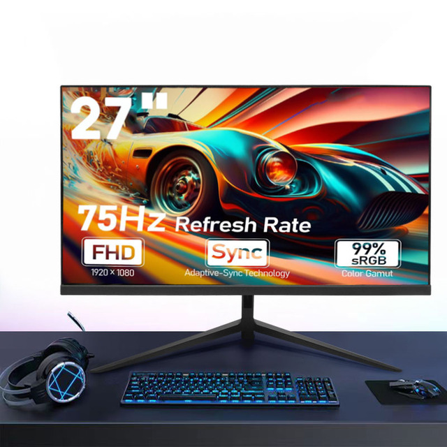Wholesale 27 Inch Lcd Monitor Office Desktop Computer Monitor for Pc