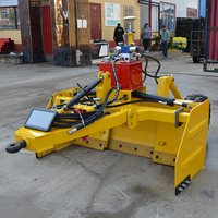 Fabricant chinois de niveleurs de terrain laser pour tracteurs agricoles, avec instruments satellite et système de nivellement par raclettes