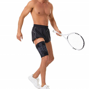 Nylon Jacquard <strong>Thigh</strong> <strong>Support</strong> with Adjustable Compression Straps, Knitted Leg Sleeve - Product Image 5