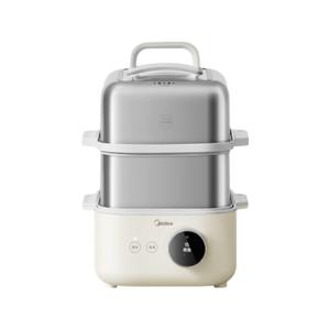 Midea <b>Electric</b> <b>Steamer</b> 10L Two Layer Digital Control Insulation White Household Multifunctional Stew Pot - Product Image 1