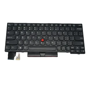 HK-HHT Notizbuch-Tastatur für Yoga x390 Tastatur US-Tastatur mit Hintergrundbeleuchtung mit Zeiger schwarze Farbe