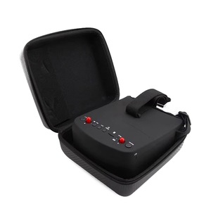 משקפי OME Plastic 800D HD 2.4GHz <span class=keywords><strong>FPV</strong></span> עם מסך LCD מונוכרום בגודל 5 אינץ', רגישות גבוהה, משקפי VR נפרדים למרוצי רחפנים QC3 - Product Image 2