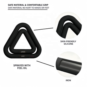 Custom Logo Portable Professional Pilates Yoga Ring Triangle Latex Home Gym EVA Squat Weightlifting Assistance <b>Strength</b> <b>Training</b> - Product Image 3