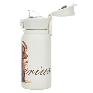 Custom Logo Cut 3d Printing Latest Leak-proof Children <b>Bottle</b> Straw Lid Double Wall Stainless Steel Kids Water <b>Bottle</b> - Product Image 4