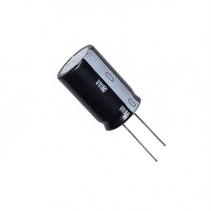 ตัวเก็บประจุอลูมิเนียมอิเล็กโทรไลต์ 10uf 50V แบบขาเสียบผ่านรู - Product Image 1
