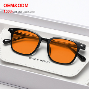 Lunettes de lecture à verres rouges, bloqueur de lumière bleue, lunettes orange, filtre anti-lumière bleue pour enfants, lunettes bloquant la lumière bleue OEM - Product Image 1