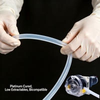 Pompe péristaltique de qualité médicale, stérilisable, autoclavable, tube en silicone, équipement hospitalier, épaisseur de paroi de 1,2 mm, personnalisable
