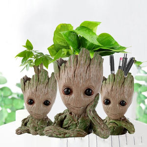 Nuovo arrivato Baby <span class=keywords><strong>Groot</strong></span> Flowerpot fioriere succulente Flower The Guardians Of Galaxy Tree Man Action Figures - Product Image 5