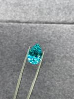 10 Karat Oval-/Birnen-/Herzförmig Geschliffener Labor-Gezüchteter Paraiba-Turmalin Loser Stein für Schmuckherstellung