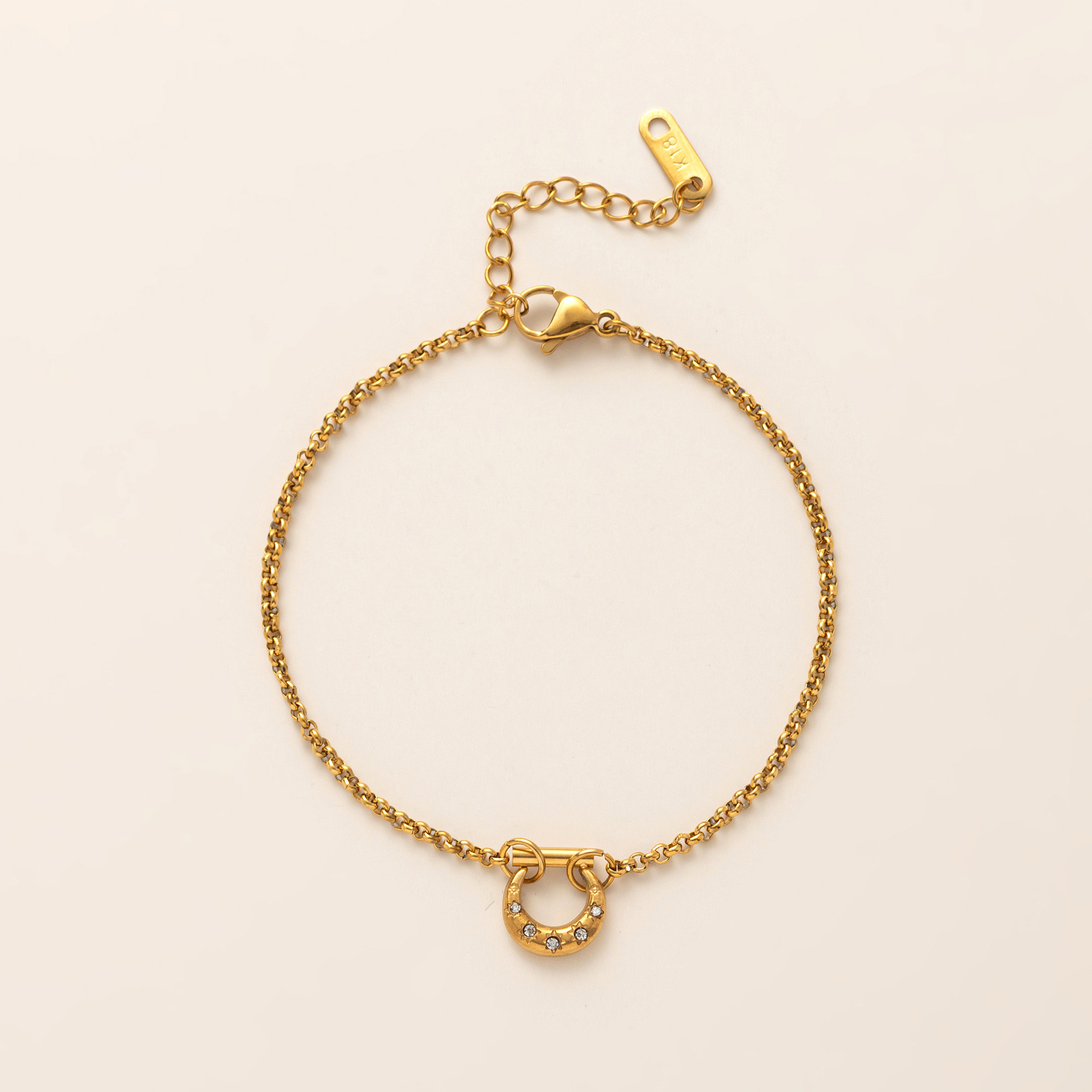 Gold Horseshoe Bracelet