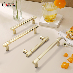 Oukali China Modern Kitchen Furniture Zinc Handles 96mm <strong>Door</strong> Handles Cabinets Drawers Bedrooms Bathrooms - Product Image 3