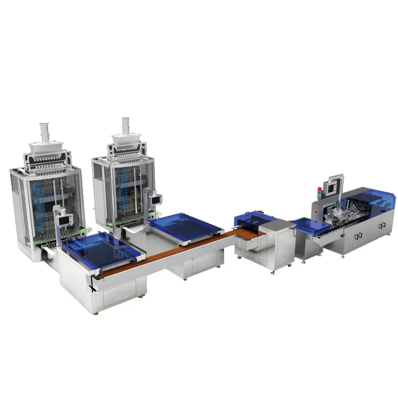 Linea di produzione della macchina per l'imballaggio e la sigillatura della bustina di glutammato monosodico