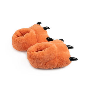 <span class=keywords><strong>Casa</strong></span> cálida <span class=keywords><strong>de</strong></span> bajo precio <span class=keywords><strong>de</strong></span> fabricante para zapatillas Diseño <span class=keywords><strong>de</strong></span> garra peluda naranja único para mujer Antideslizante <span class=keywords><strong>de</strong></span> invierno para zapatillas - Product Image 4