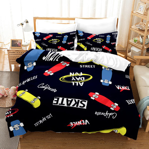 Juego de ropa de cama de estilo Hippie para niños y adolescentes, edredón de estilo Hip-Hop para jóvenes, actividades de ocio - Product Image 3
