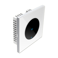 Interrupteur tactile intelligent WiFi personnalisé de 86 mm, norme britannique 40A, pour climatiseur, commande à distance par application téléphonique