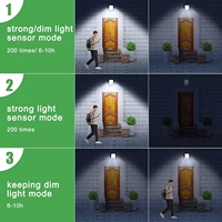 Meilleures ampoules de jardin solaires de sécurité à LED à haute luminosité Clôture à détecteur de mouvement de cote IP65 pour le camping en plein air Offre Spéciale
