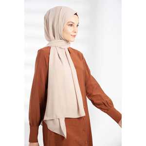 Chal de Crepé Transpirable con Estampado de Piedras, Estilo Largo de Chifón para Uso Diario en Primavera, Departamento Musulmán - Product Image 2