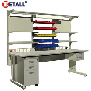 Detall heavy duty steel frame workbench new design worktable for factory and industrial