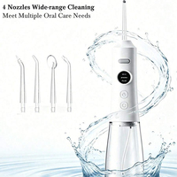 300ML Kabelloser IPX7 Wasserdichter Mundduschen-Irrigator Tragbarer Wiederaufladbarer 3-Modus Elektrischer Zahnreiniger Wasserflosser für Zähne