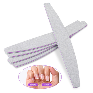 Professional Reusable CE & MSDS Certified Emery Board Manicure Pedicure Art Tools Double-Sided 100/180 Grit Nail Files Buffer