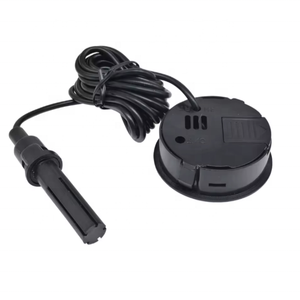 Termómetro Higrómetro Digital Circular Integrado con Sonda de 1.5 Metros, Color Negro, para Acuario - Product Image 4