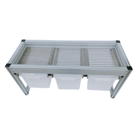 Table de tri de bourgeons de fleurs moderne pour bureau, avec cadre en alliage d'aluminium, trieuse de bourgeons, 5 écrans