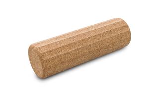 Rouleau en mousse de bois naturel haute densité, rouleau de Yoga en liège pour Massage musculaire - Product Image 2