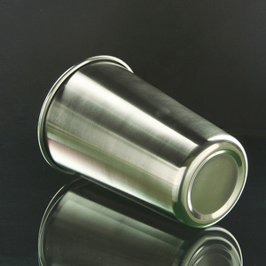 แก้วเบียร์สแตนเลส 500 มล. แบบชั้นเดียว ขอบม้วน สำหรับดื่มเบียร์ - Product Image 3