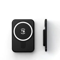 Banque d'alimentation portable ultra mince pour chargeur de batterie magnétique sans fil 5000mAh 15W charge rapide type-c pour iPhone Android