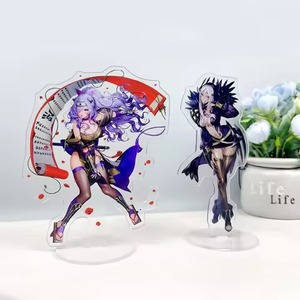 Porte-clés en acrylique personnalisés en gros, écologiques, de haute qualité, porte-clés en acrylique mignons de dessin animé, breloques en acrylique personnalisées - Product Image 2