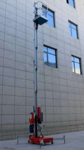 Toptan için ofis binası bakım için yeni kaldırma platformu taşınabilir tek direk dikey asansör - Product Image 6