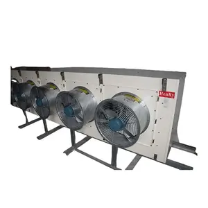 Unidade refrigeradora para evaporador de câmara fria, para armazenamento a frio, carne de peixe, frango, carne de porco, ventilador Stst, aquecimento por anel IQF congelado