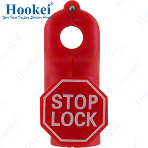 100-Piece Plastic Red Peg <b>Hook</b> Lock Anti-Theft Safety <b>Display</b> <b>Hook</b> with Magnet Detacher Magnetic Lock Retail Pin <b>Hook</b> - Product Image 5