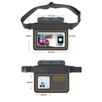 Nouveau produit PVC éponge téléphone portable taille Pack 100% flottant IPX8 étanche téléphone pochette sac pour natation plage