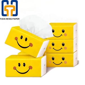 Vente en gros de pâte de bois vierge 2 plis Style magique Loge personnalisée souple pour usage domestique Papier de soie faciale - Product Image 1