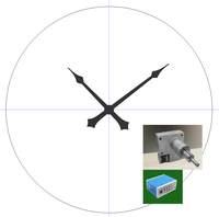 Horloge murale extérieure sur mesure 3M, grand format, mouvement à couple élevé, mécanisme étanche et résistant aux intempéries, livraison directe DDP WEEE
