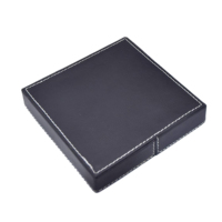 Organizador de Escritorio de Cuero PU para Oficina, Hogar, Herramientas, Documentos, Archivos, Juego de Cajas Personalizadas