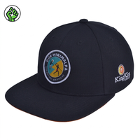 Casquette Snapback de Haute Qualité Personnalisée Non Structurée avec Étiquette en Caoutchouc Noire Réglable Technique de Broderie 3D Unisexe Sports de Plein Air